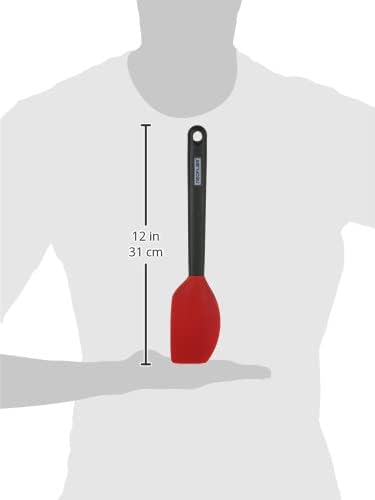 Neoflam silicon spatula with abs handle 30x6.5, balck