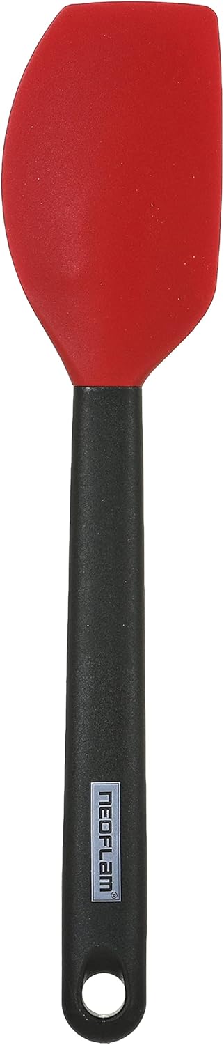 Neoflam silicon spatula with abs handle 30x6.5, balck