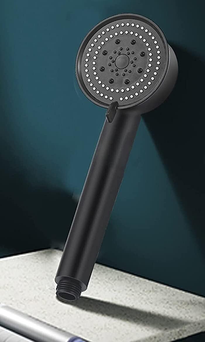 Busstier Turbo High Pressure Handheld Shower Head with 5 Functions (Black)