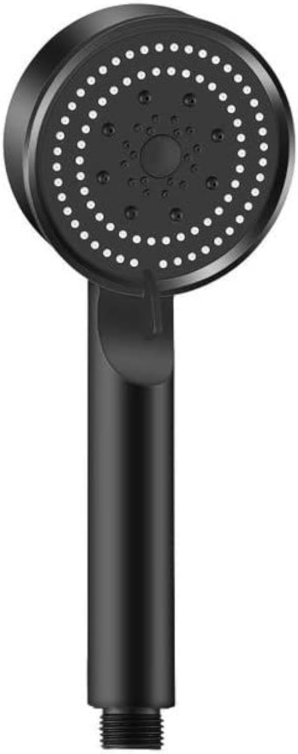 Busstier Turbo High Pressure Handheld Shower Head with 5 Functions (Black)