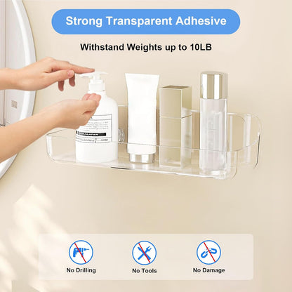 Diesisa Acrylic Wall Mounted Shower Caddy