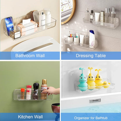 Diesisa Acrylic Wall Mounted Shower Caddy