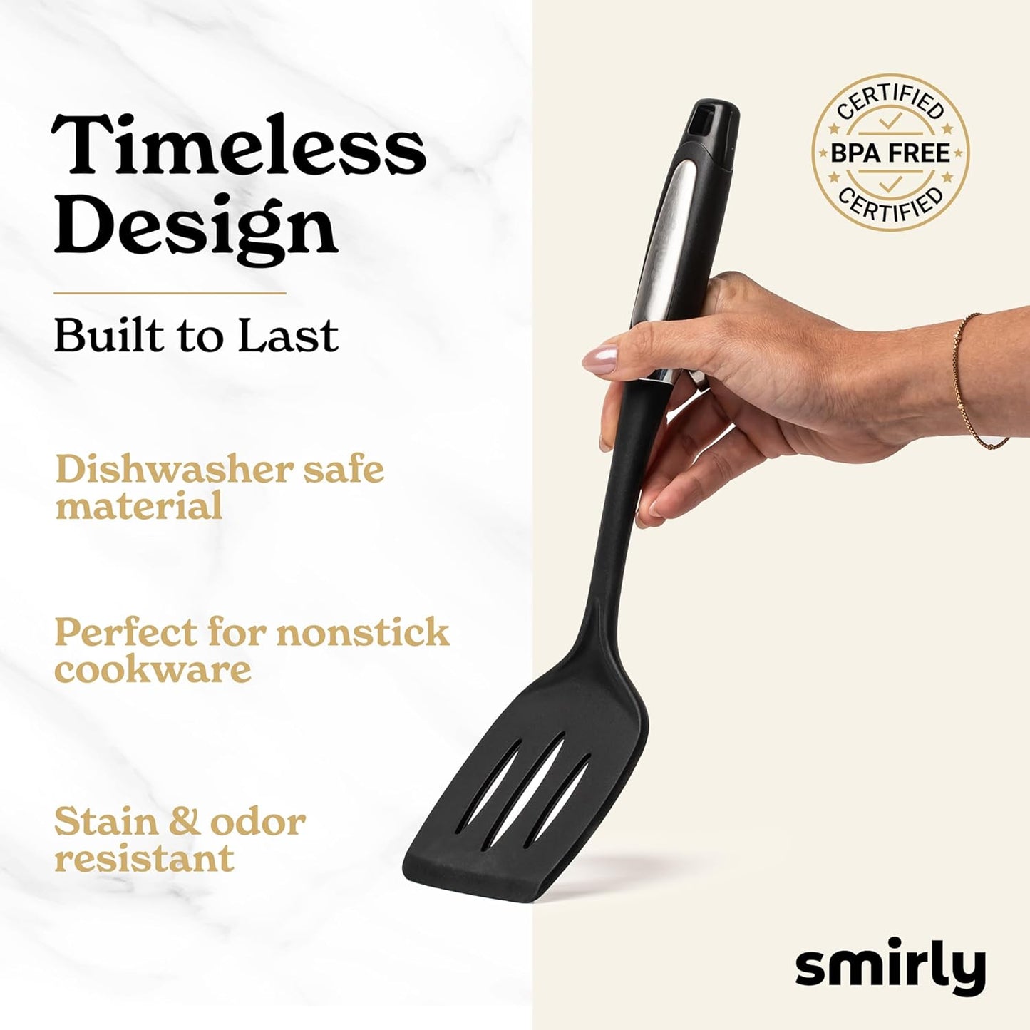 Silicone Kitchen Utensils Set & Holder